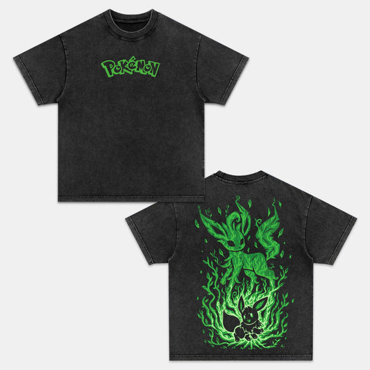 UNISEX ANIME INSPIRED VINTAGE OVERSIZED TEE丨POKÉMON-[DS]