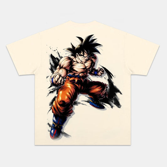 UNISEX ANIME INSPIRED VINTAGE TEE丨DRAGON BALL-[BACK]