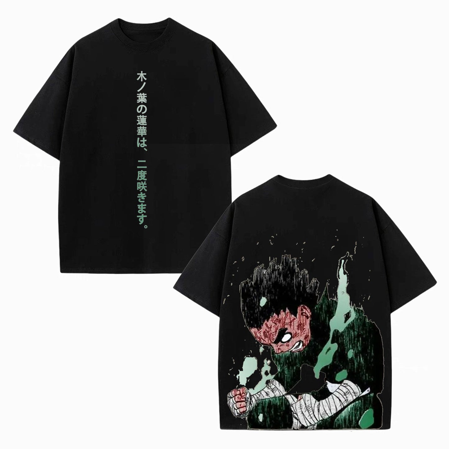 ROCK LEE UNISEX ANIME VINTAGE OVERSIZED TEE -[DS]