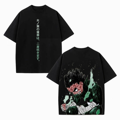 ROCK LEE UNISEX ANIME VINTAGE OVERSIZED TEE -[DS]
