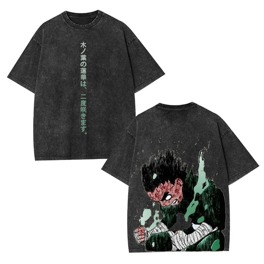 ROCK LEE UNISEX ANIME VINTAGE OVERSIZED TEE -[DS]