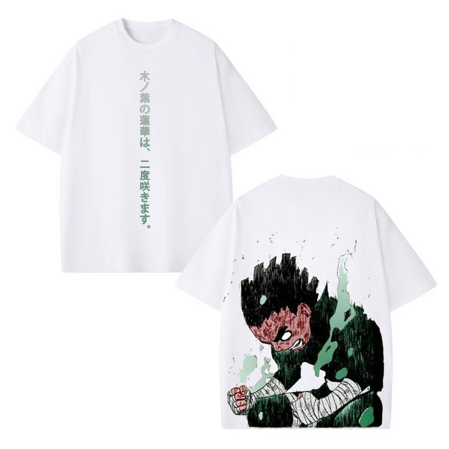 ROCK LEE UNISEX ANIME VINTAGE OVERSIZED TEE -[DS]
