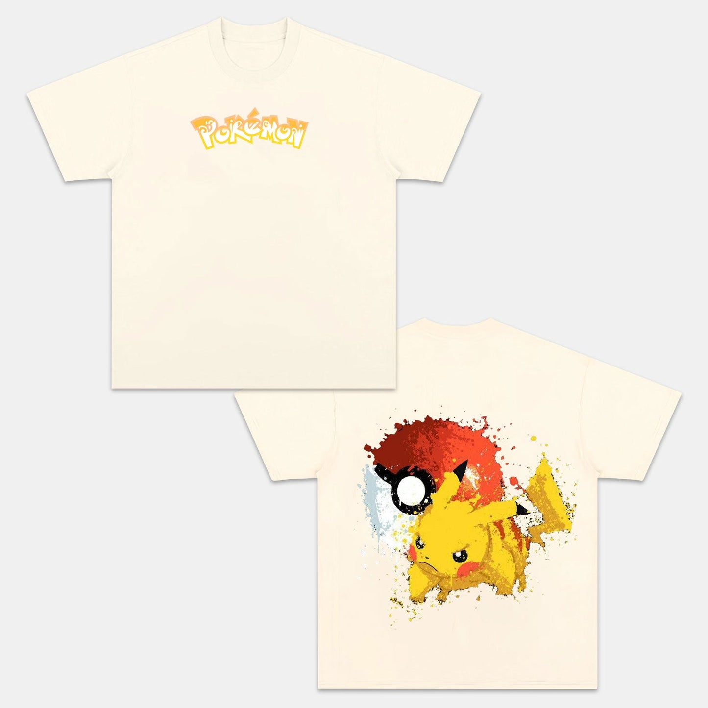 UNISEX POKÉMON ANIME INSPIRED VINTAGE TEE-[DS]