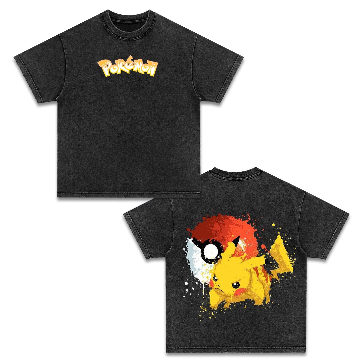 UNISEX POKÉMON ANIME INSPIRED VINTAGE TEE-[DS]