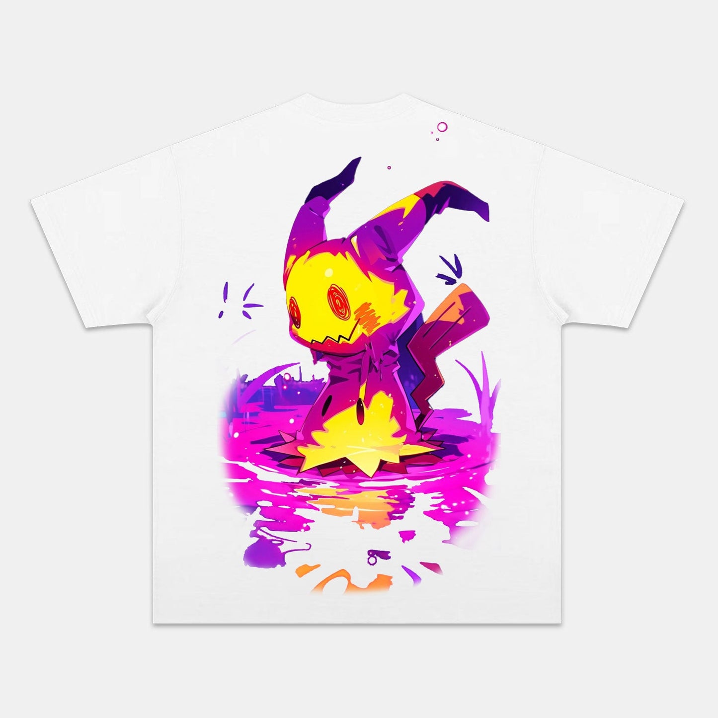 UNISEX POKÉMON ANIME INSPIRED VINTAGE T-SHIRT 7.8-[BACK]