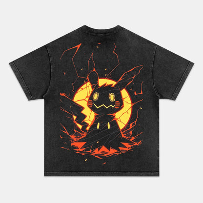 UNISEX POKÉMON ANIME INSPIRED VINTAGE T-SHIRT 7.8-[BACK]