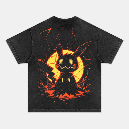 UNISEX POKÉMON ANIME INSPIRED VINTAGE T-SHIRT 7.8-[BACK]