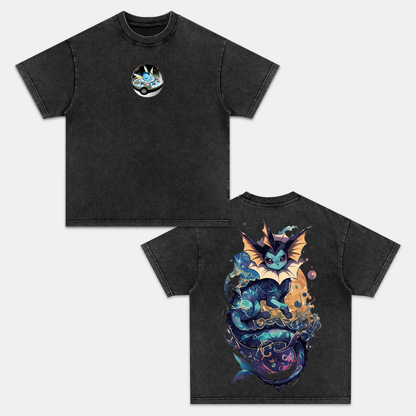 UNISEX POKÉMON ANIME INSPIRED VINTAGE T-SHIRT 7.8-[DS]