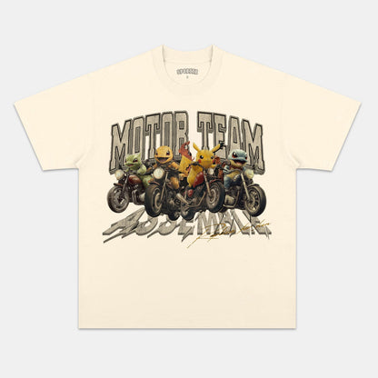UNISEX POKÉMON ANIME INSPIRED VINTAGE T-SHIRT 7.8-[FRONT]