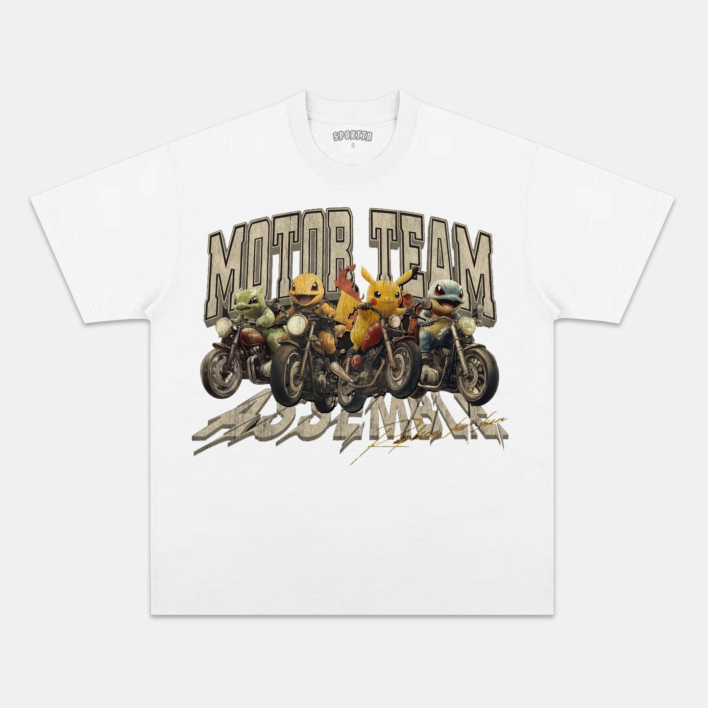 UNISEX POKÉMON ANIME INSPIRED VINTAGE T-SHIRT 7.8-[FRONT]
