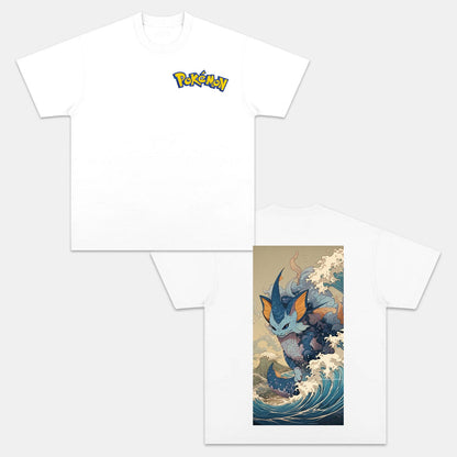 VAPOREON UNISEX ANIME INSPIRED VINTAGE T-SHIRT丨POKÉMON-[DS]