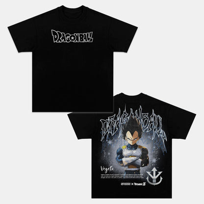 VEGETA VINTAGE OVERSIZED TEE | DRAGON BALL Z-[DS]