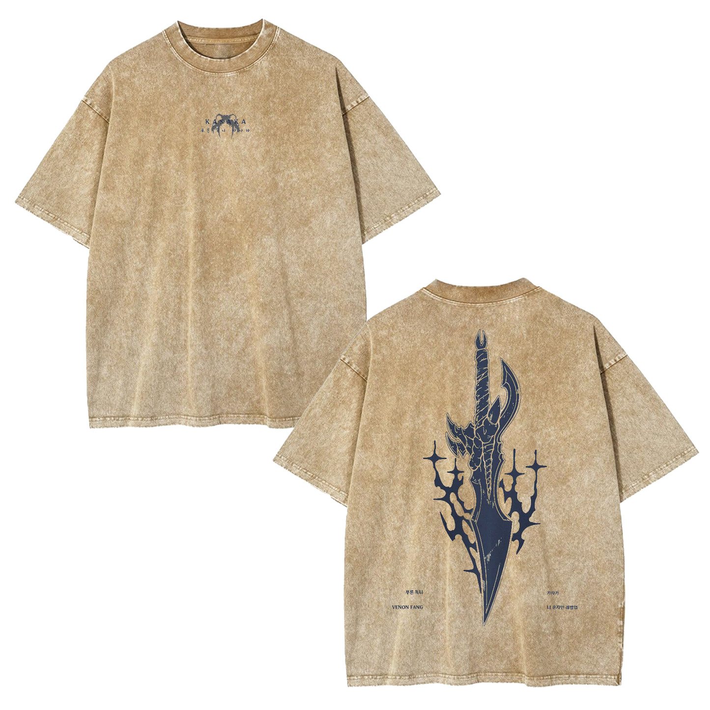 VENOM FANG (KASAKA) UNISEX ANIME INSPIRED VINTAGE TEE丨SOLO LEVELING-[DS]