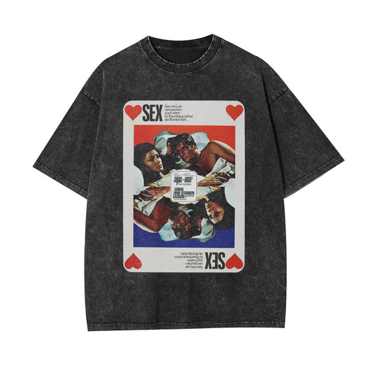 VINTAGE POSTER STYLE T-SHIRT丨007 LIVE AND LET DIE