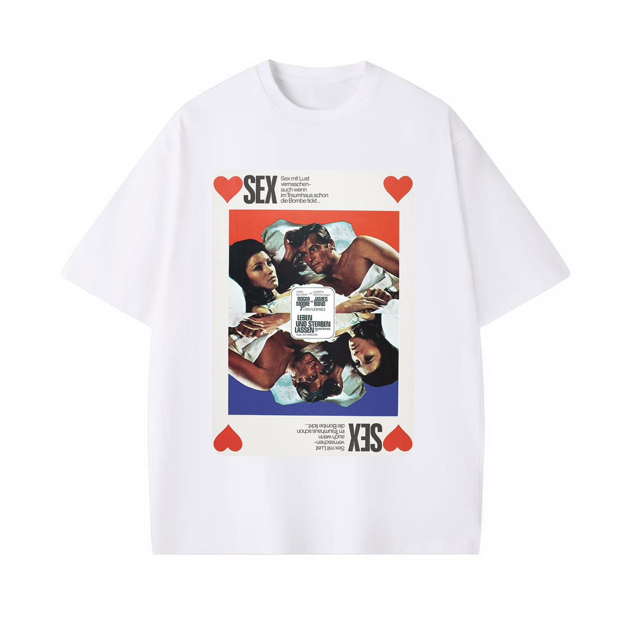 VINTAGE POSTER STYLE T-SHIRT丨007 LIVE AND LET DIE
