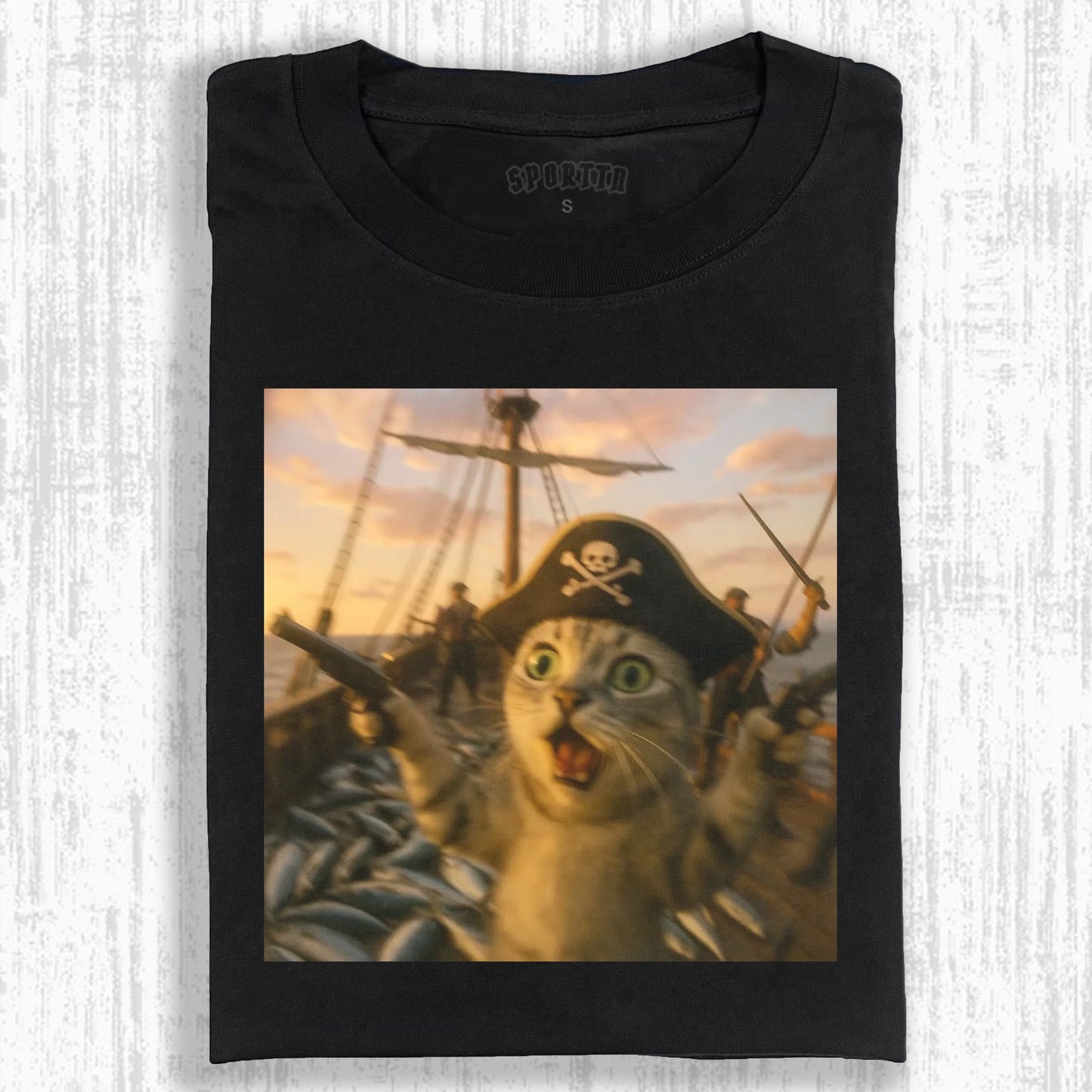 WACKY CAT TEE