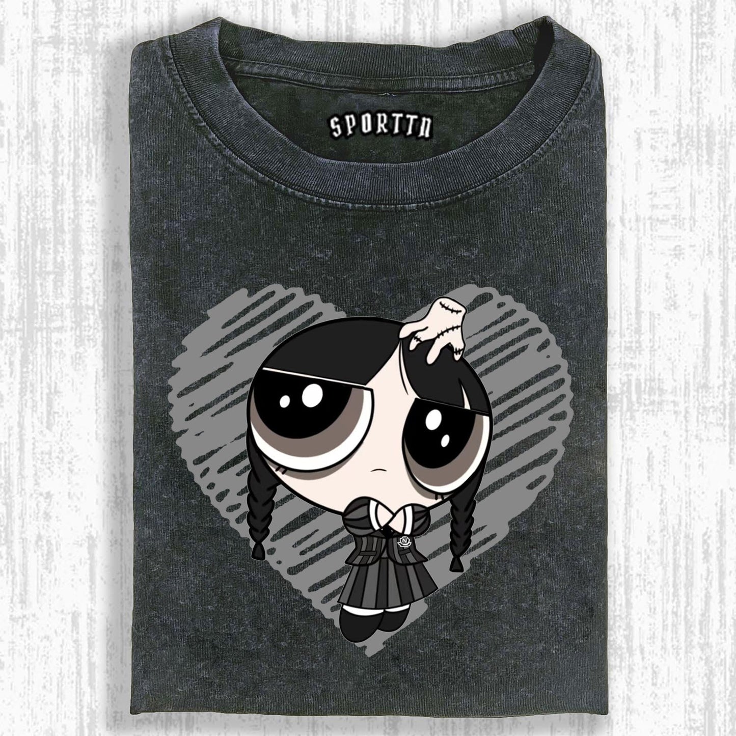 WEDNESDAY &amp; THE POWERPUFF GIRLS T-SHIRT