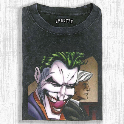 WASHED COTTON CLOWN T-SHIRT