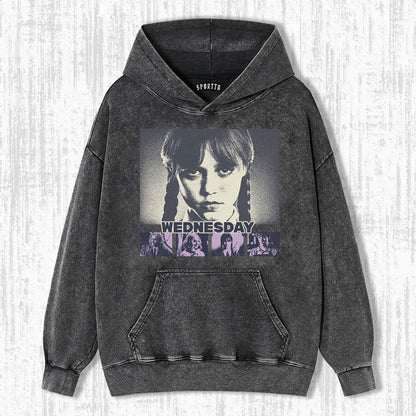 "WEDNESDAY S2 ADDAMS" THEMED V12 T-SHIRT