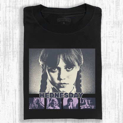 "WEDNESDAY S2 ADDAMS" THEMED V12 T-SHIRT