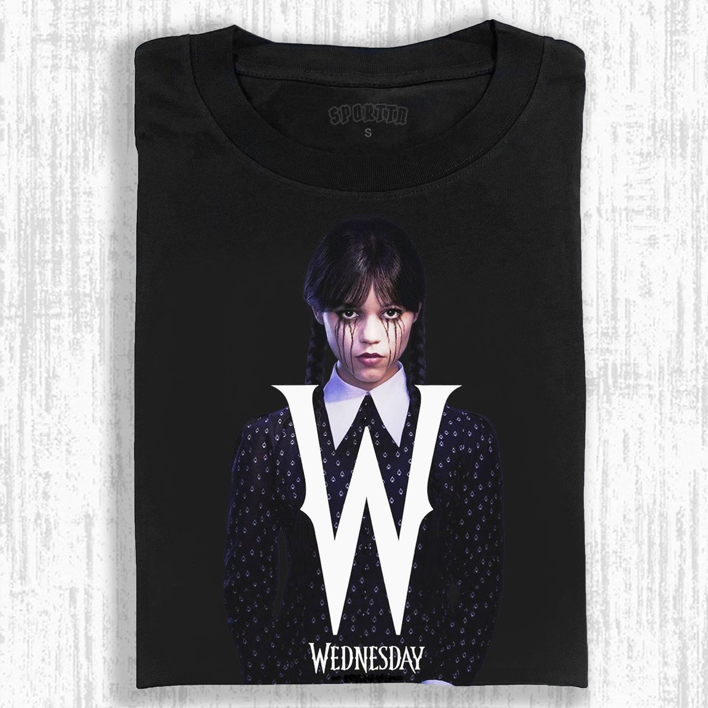 "WEDNESDAY S2 ADDAMS" THEMED V1 T-SHIRT