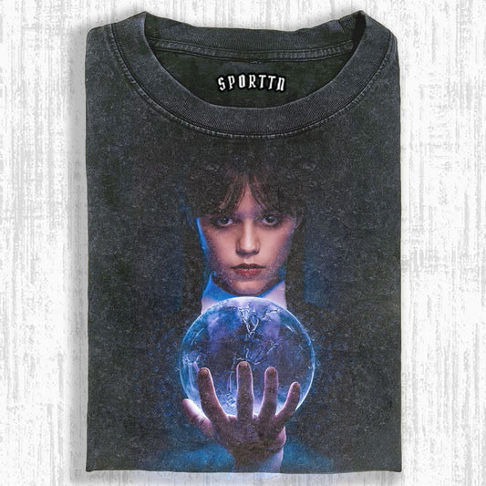 "WEDNESDAY S2 ADDAMS" THEMED V2 T-SHIRT