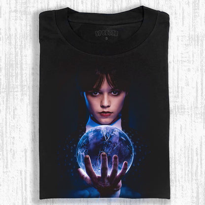 "WEDNESDAY S2 ADDAMS" THEMED V2 T-SHIRT