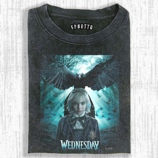 "WEDNESDAY S2 ENID SINCLAIR" THEMED V5 T-SHIRT