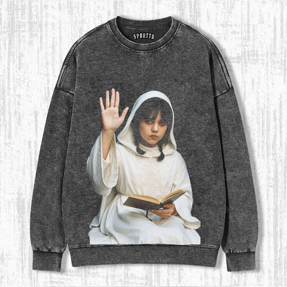 "WEDNESDAY S2 ADDAMS" THEMED V6 T-SHIRT