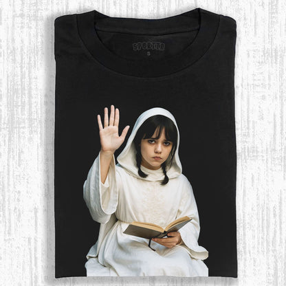 "WEDNESDAY S2 ADDAMS" THEMED V6 T-SHIRT