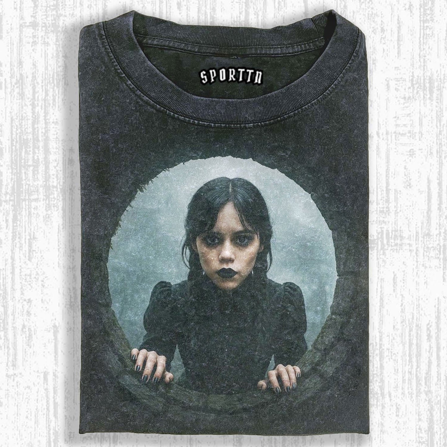 WEDNESDAY S2 ADDAMS THEMED T-SHIRT