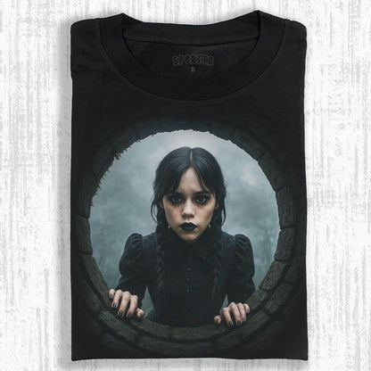 WEDNESDAY S2 ADDAMS THEMED T-SHIRT