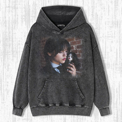 WEDNESDAY S2 ADDAMS THEMED T-SHIRT
