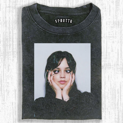 WEDNESDAY S2 ADDAMS THEMED T-SHIRT