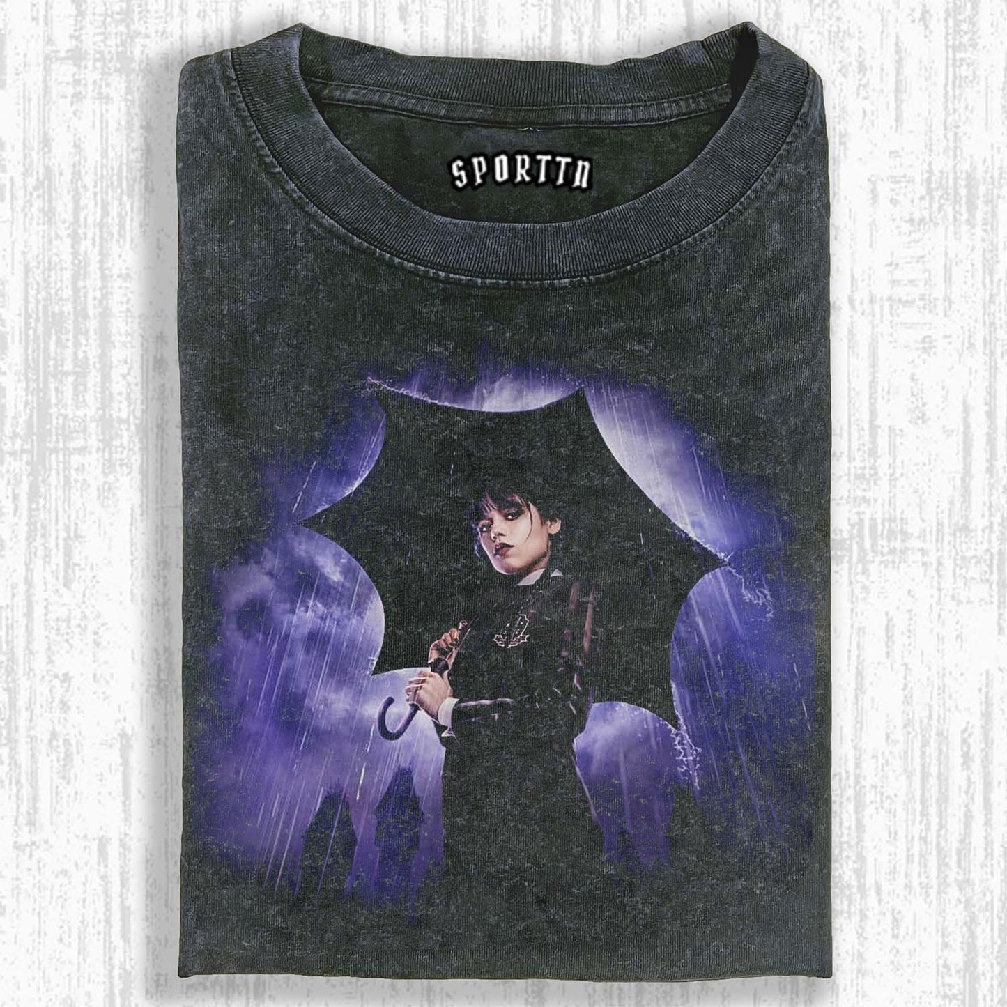 WEDNESDAY S2 ADDAMS THEMED T-SHIRT