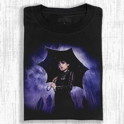 WEDNESDAY S2 ADDAMS THEMED T-SHIRT