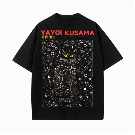 YAYOI KUSAMA UNISEX OVERSIZED TEE-[FRONT] 