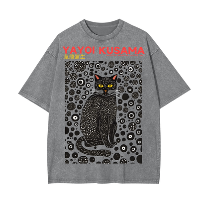 YAYOI KUSAMA UNISEX OVERSIZED TEE-[FRONT] 