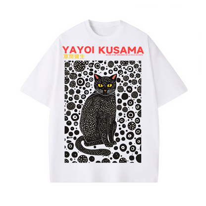YAYOI KUSAMA UNISEX OVERSIZED TEE-[FRONT] 