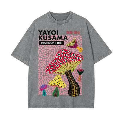 YAYOI KUSAMA UNISEX OVERSIZED TEE-[FRONT] 