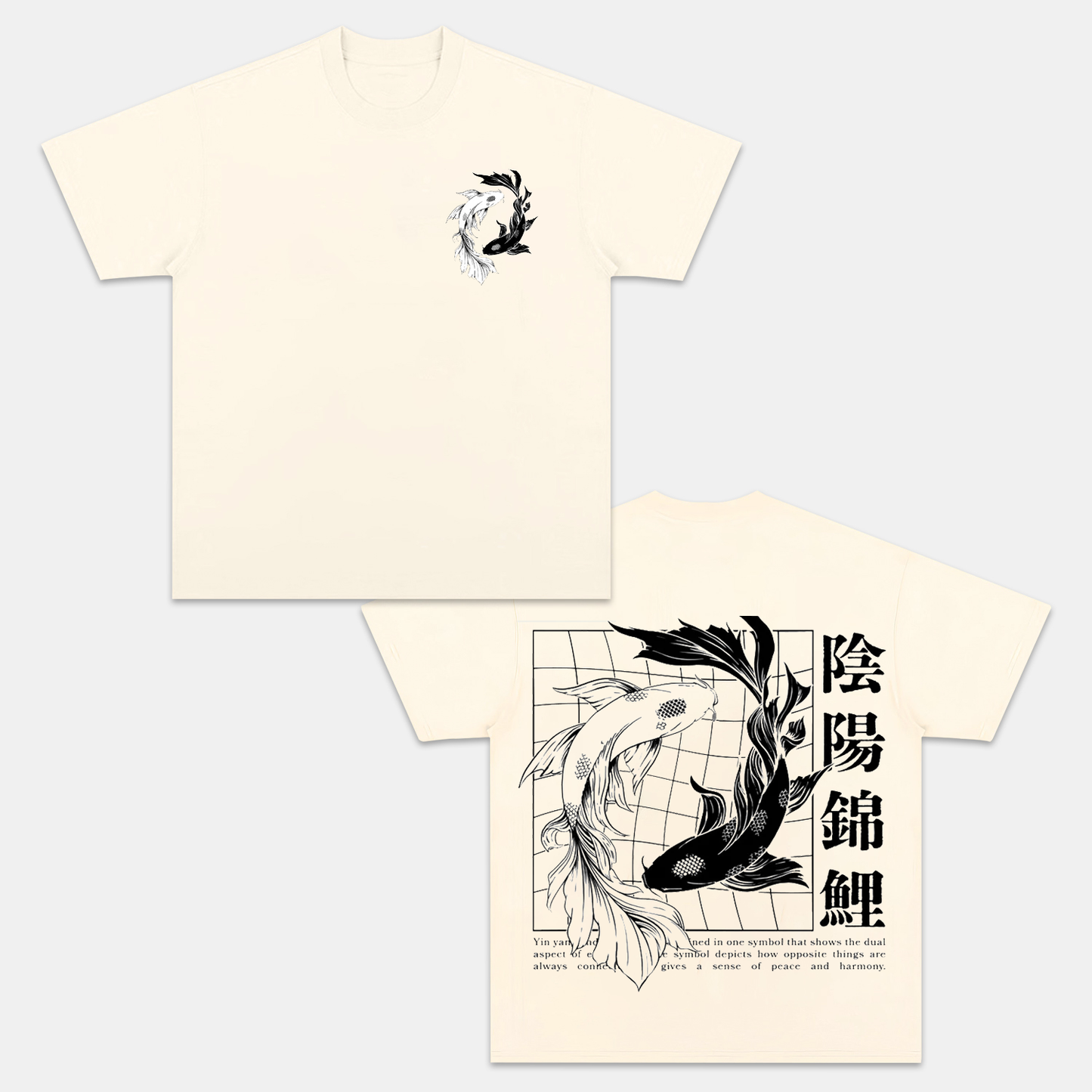 YING YANG KOI T-SHIRT 