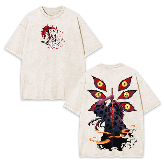 YORIICHI TSUGIKUNI ANIME UNISEX WASHED TEE -[DS]