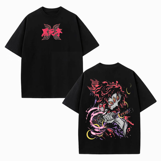 YORIICHI TSUGIKUNI ANIME UNISEX WASHED TEE丨DEMON SLAYER -[DS]