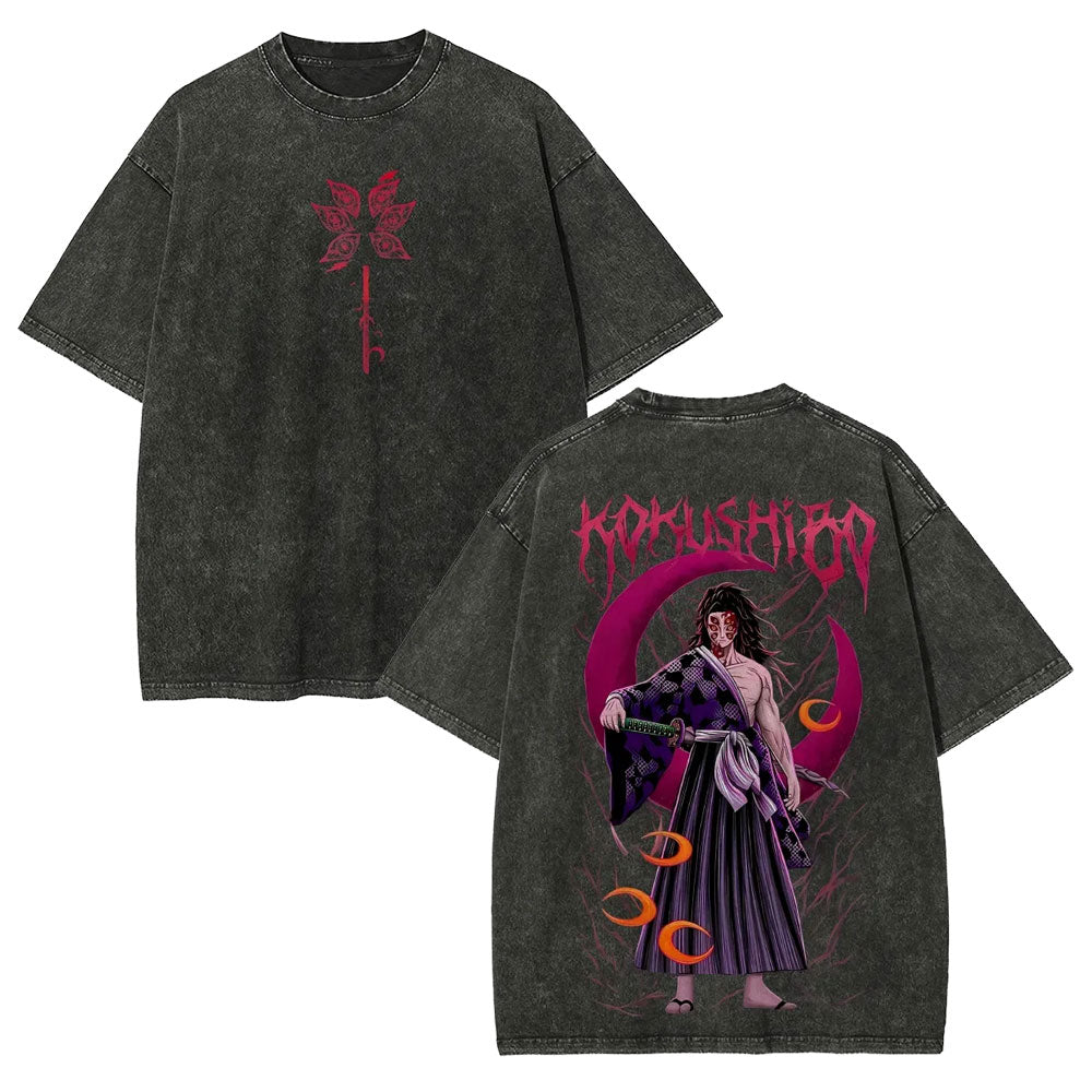 YORIICHI TSUGIKUNI ANIME UNISEX WASHED TEE -[DS]