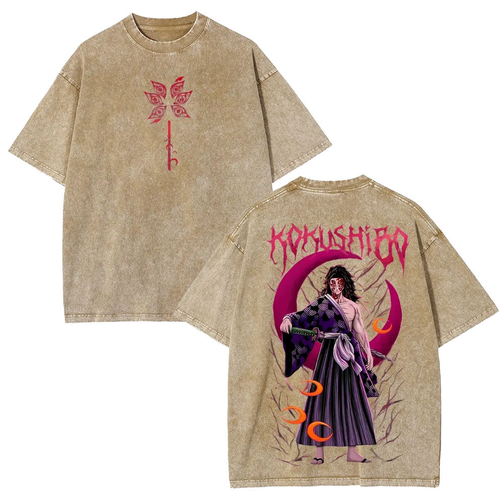 YORIICHI TSUGIKUNI ANIME UNISEX WASHED TEE -[DS]