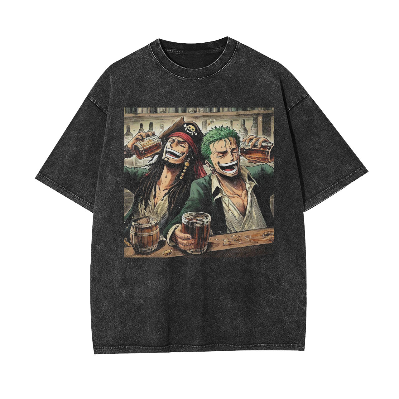 ZORO &amp; JACK'S PIRATE DRINKING SESSION TEE丨ONE PIECE