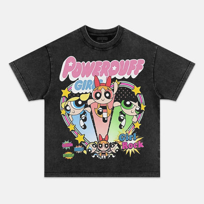 POWERPUFF GIRLS TEE-[FRONT]
