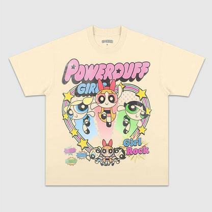 POWERPUFF GIRLS TEE-[FRONT]